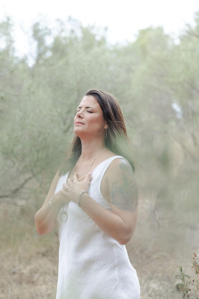 Belinda in nature to show the importance of fresh air